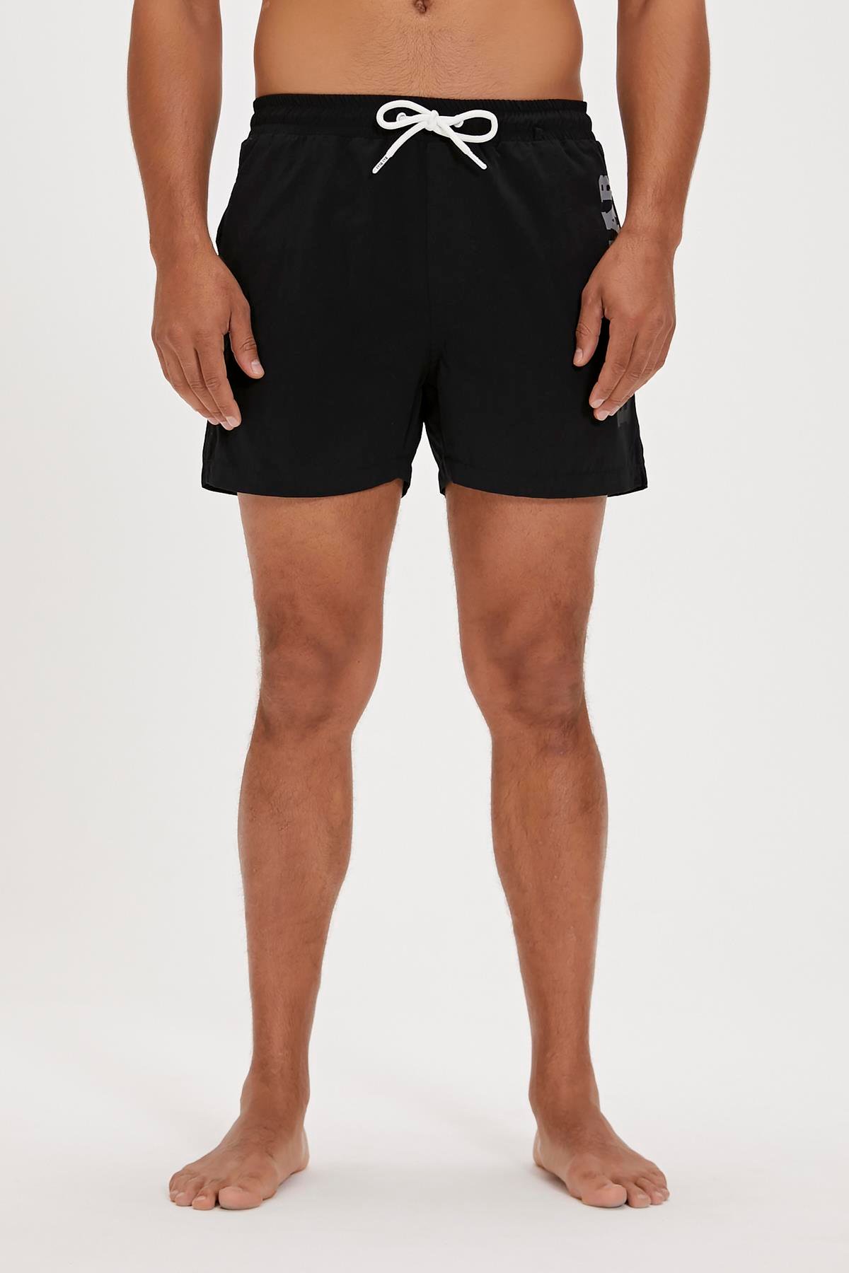 Anton Siyah Erkek Deniz Şortu
