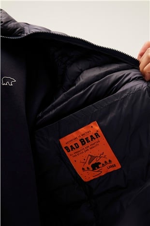 Archer Navy Blue Mens Puffer Coat
