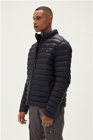 Archer Navy Blue Mens Puffer Coat