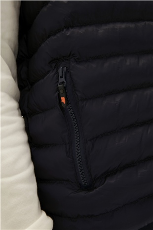 Archer Navy Blue Mens Puffer Vest