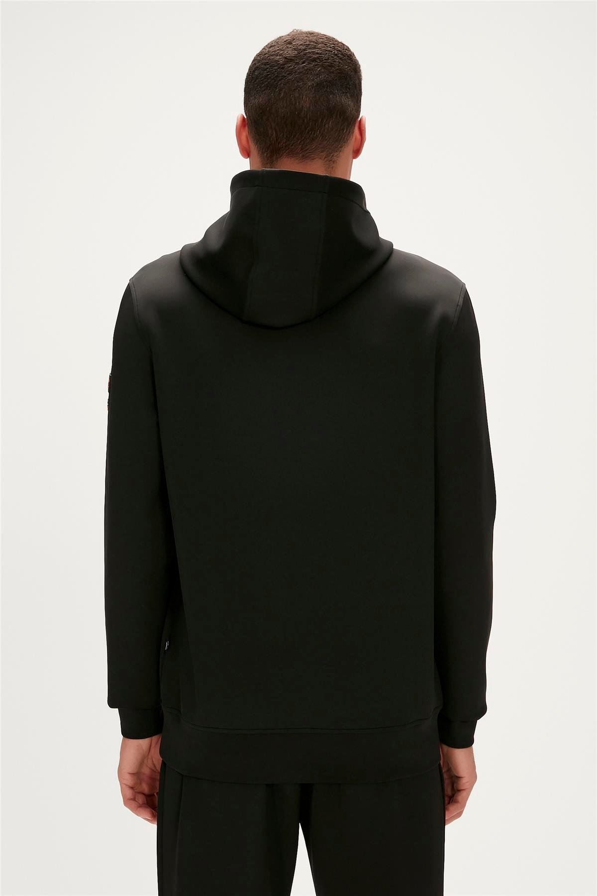 Arthur Hoodie Siyah Kapüşonlu Erkek Sweatshirt