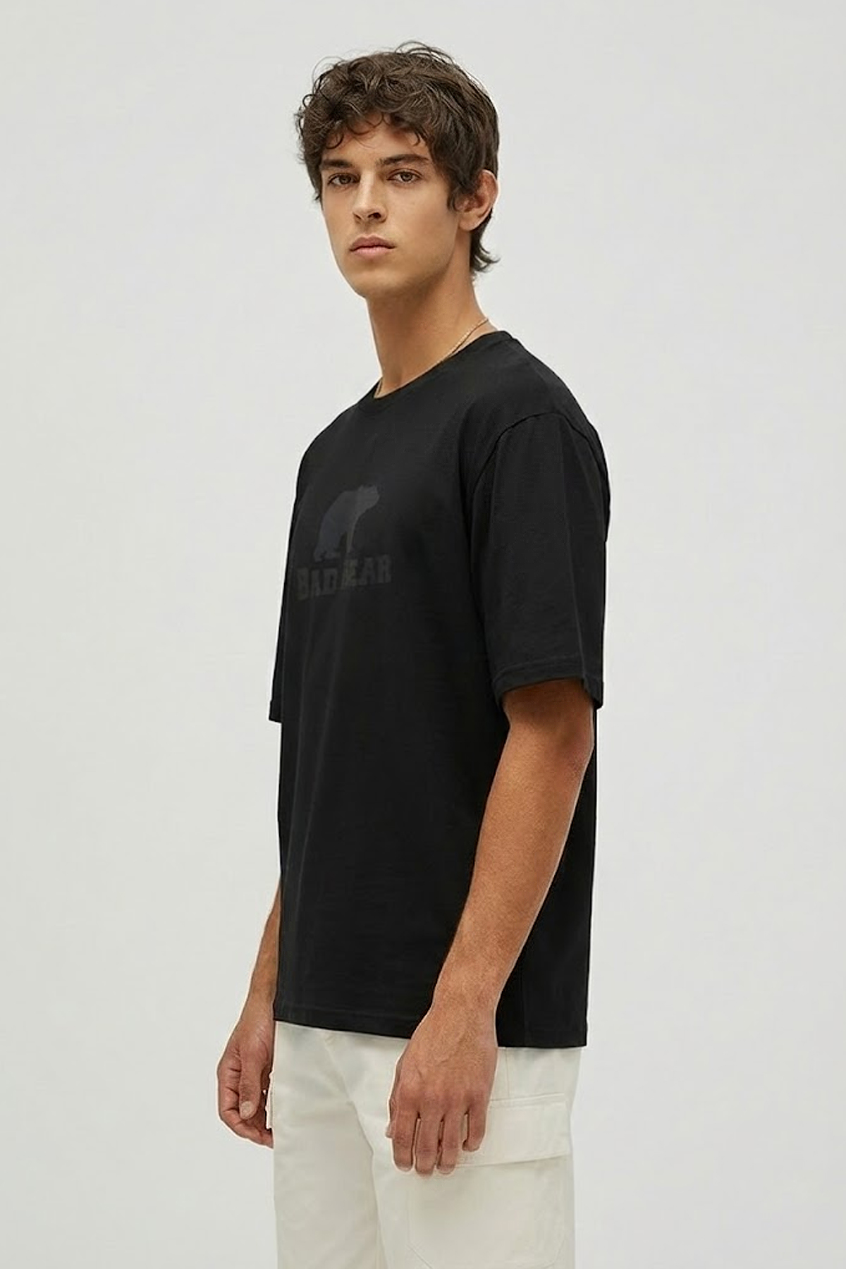 MUSCLE BASIC T-SHIRT PRINTED T-SHIRT MAT SİYAH  MAN T-SHIRT MUSCLE BASIC T-SHIRTMUSCLE BASIC T-SHIRT