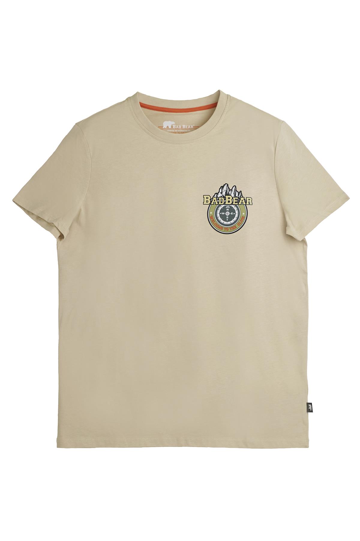Anderson Beige Mens Printed T-Shirt