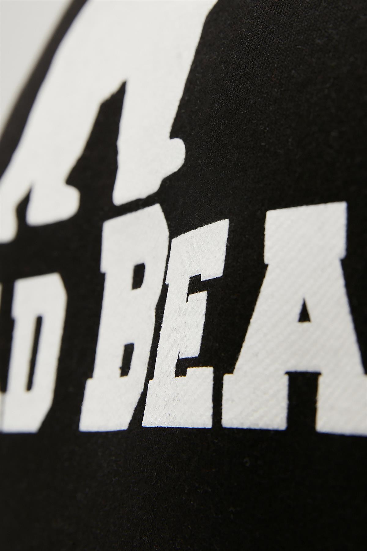 Bad Bear Crewneck Siyah Baskılı Erkek Sweatshirt