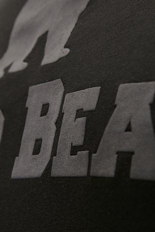 Bear Tee T-Shirt Midnight Siyah Logo Baskılı Erkek Tişört 