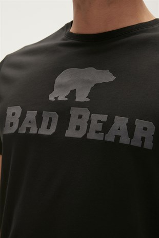 Bear Tee T-Shirt Midnight Siyah Logo Baskılı Erkek Tişört 
