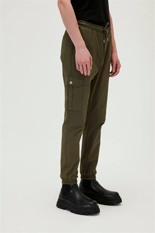 Boston Pants Haki Yeşil Erkek Pantolon Eşofman Altı