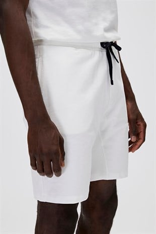 Holmer SweatShorts Off-White Beyaz Erkek Şort