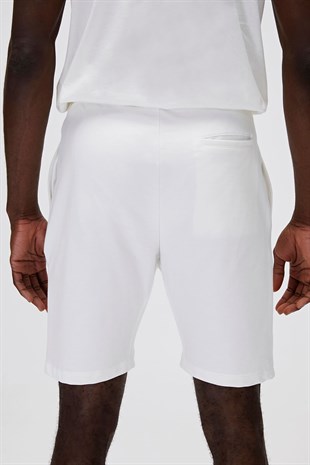 Holmer SweatShorts Off-White Beyaz Erkek Şort