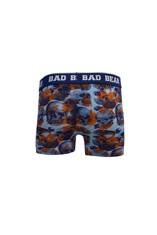Redrum Mavi Desenli Erkek Boxer