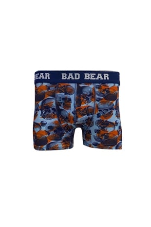 Redrum Mavi Desenli Erkek Boxer