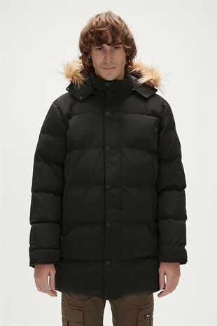 Pathfinder Coat Siyah Erkek Mont