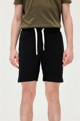 Holmer SweatShorts Siyah Erkek Şort