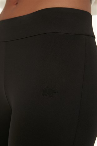 Chelsea Siyah Uzun Kadın Tayt