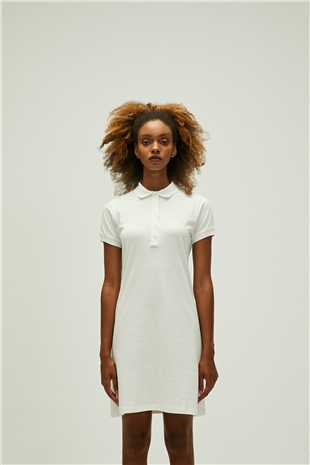 Zelda Dress Marshmallow Beyaz Kadın Elbise T-Shirt