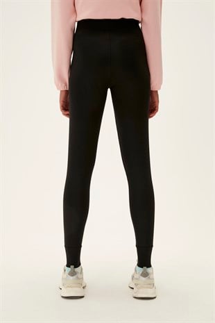 Lucca Black Womens Tights