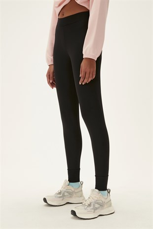 Lucca Black Womens Tights