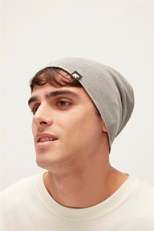 Simple II Gray Melange Beanie