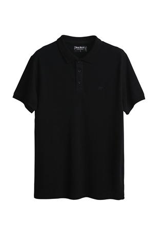 Stark Siyah Polo Yaka Erkek T-Shirt