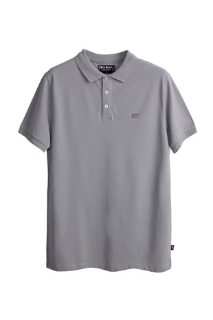 Stark Duman Gri Polo Yaka Erkek T-Shirt