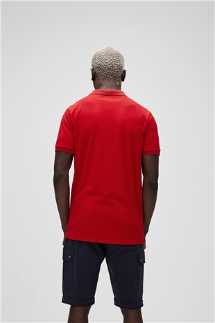 Stark Polo Crimson Red Mens Shirt