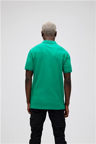 Stark Yeşil Polo Yaka Erkek T-Shirt