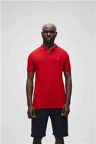 Stark Polo Crimson Red Mens Shirt