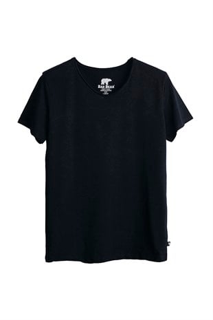 Bad Bear O-Neck T-Shirt Lacivert Basic Erkek Tişört 