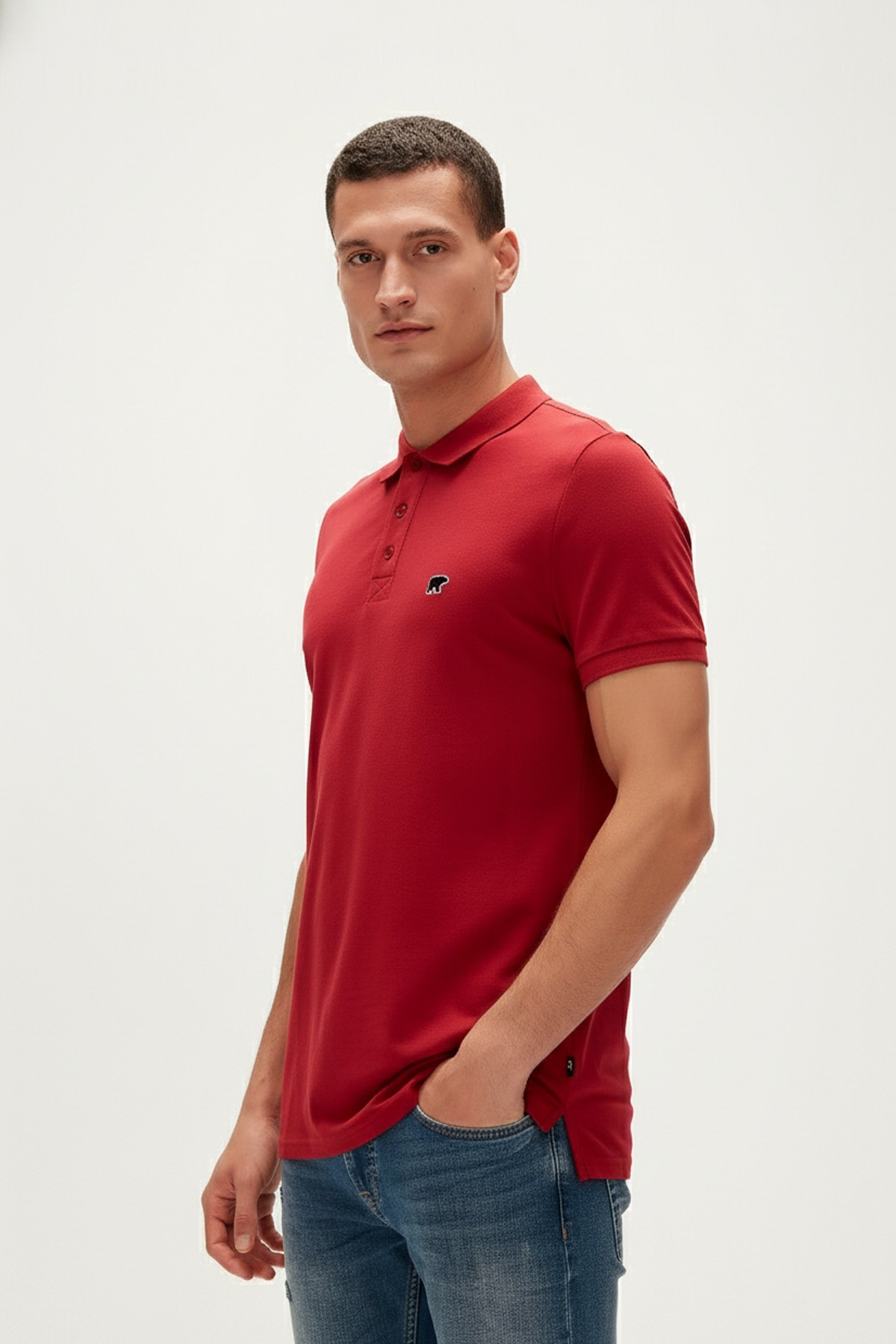 Gabriel Kırmızı Polo Yaka Erkek Tişört