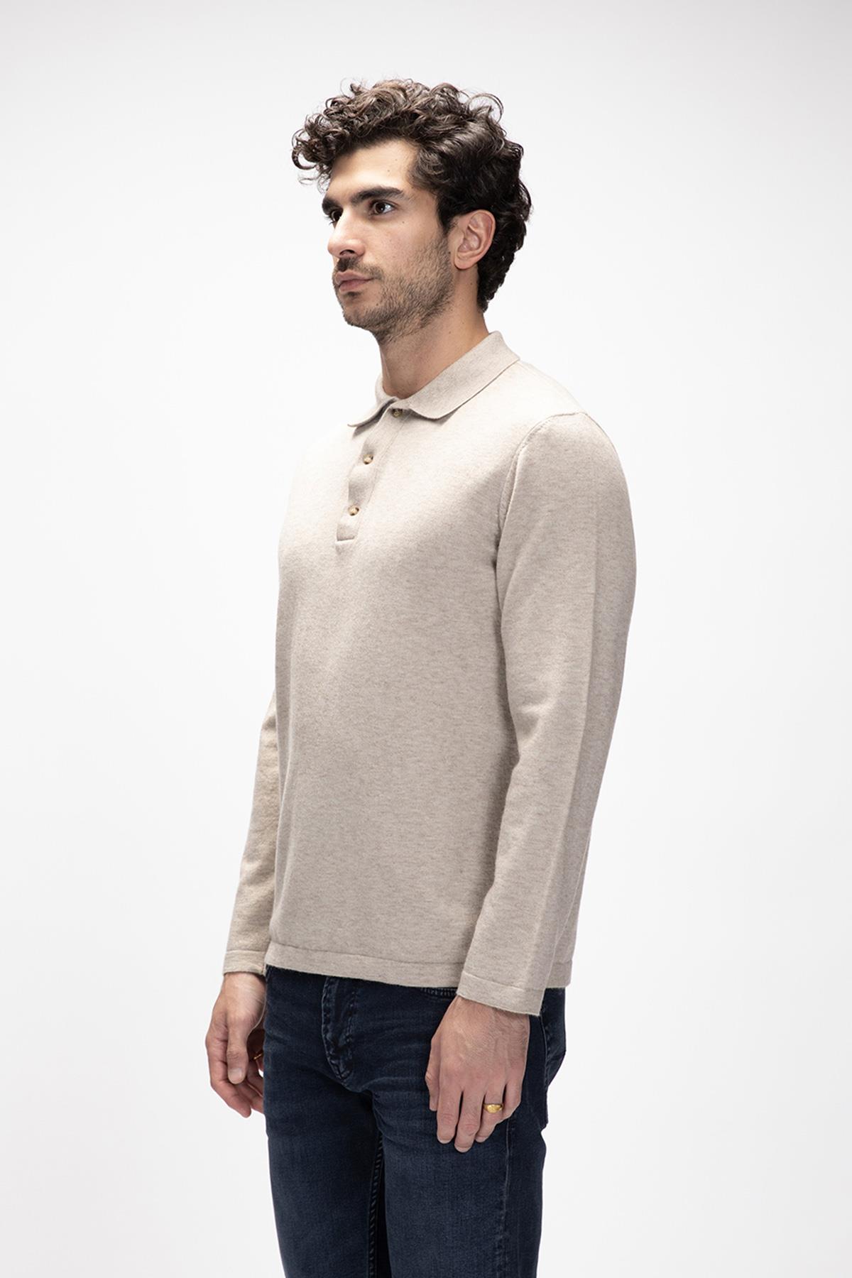 KUGER POLO POLO NECK JUMPER BEJ BELİRTİLMEMİŞ MAN KNITWEAR KUGER POLOKUGER POLO