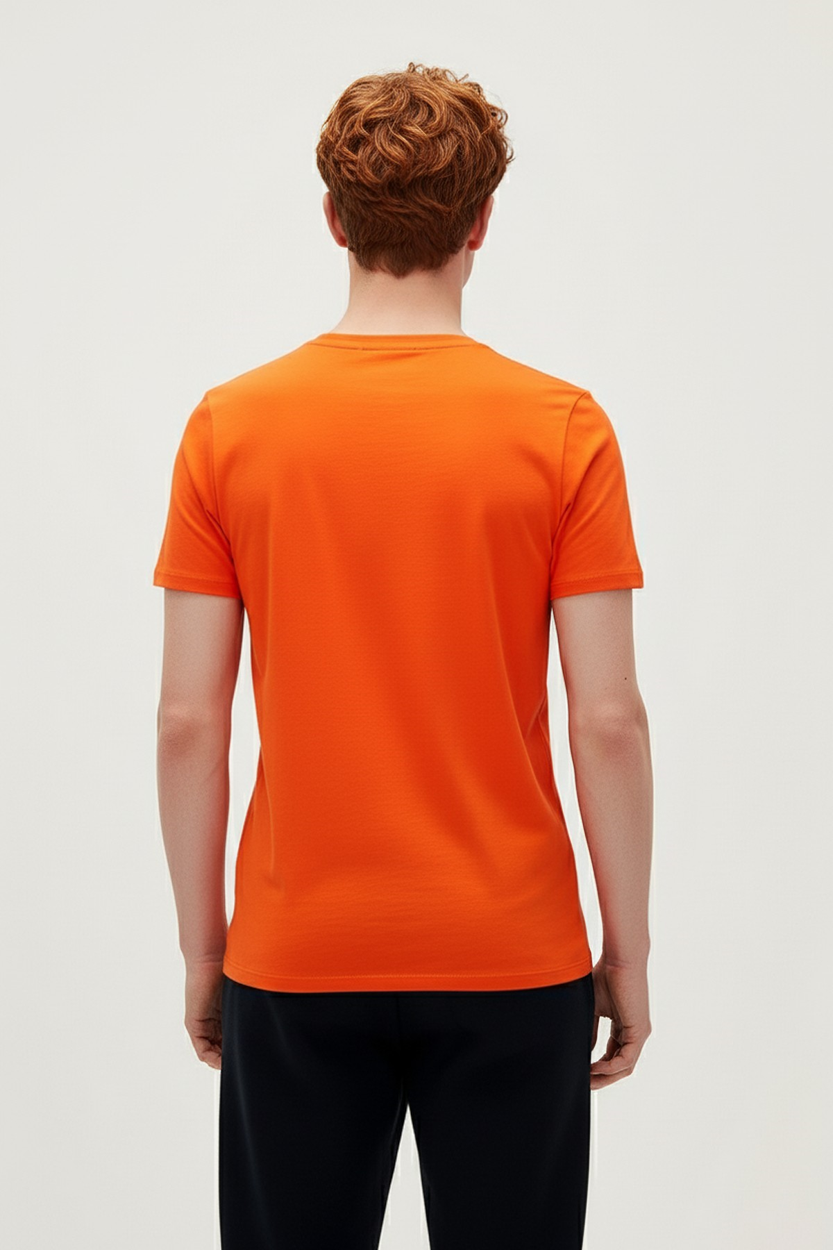 DRAWING FISH T-SHIRT PRINTED T-SHIRT TURUNCU  MAN T-SHIRT DRAWING FISH T-SHIRTDRAWING FISH T-SHIRT