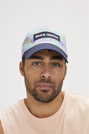 Bear İnside Cap Navy Blue