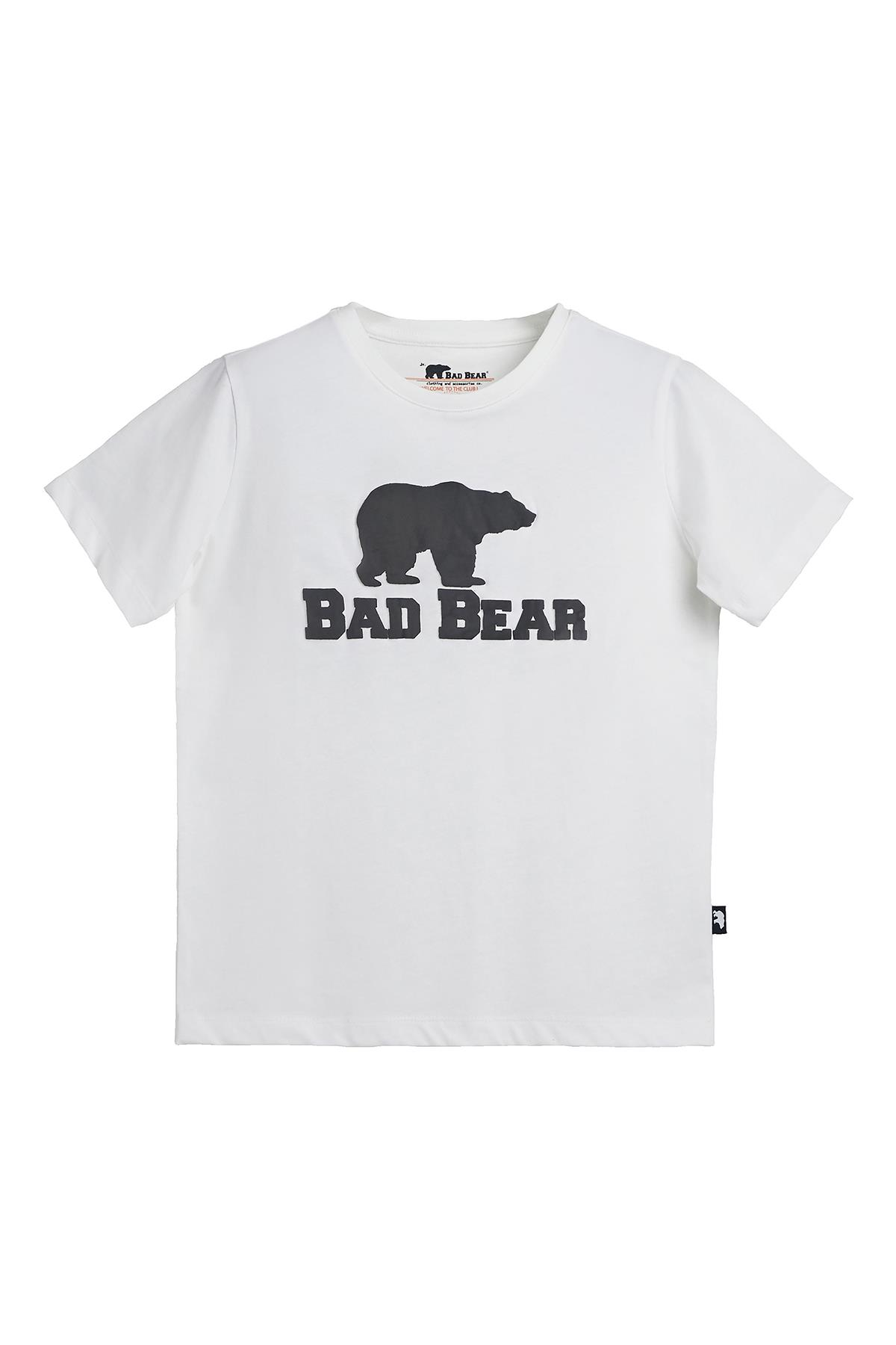 Bear Tee Kids Off-White Beyaz T-Shirt Çocuk Tişört