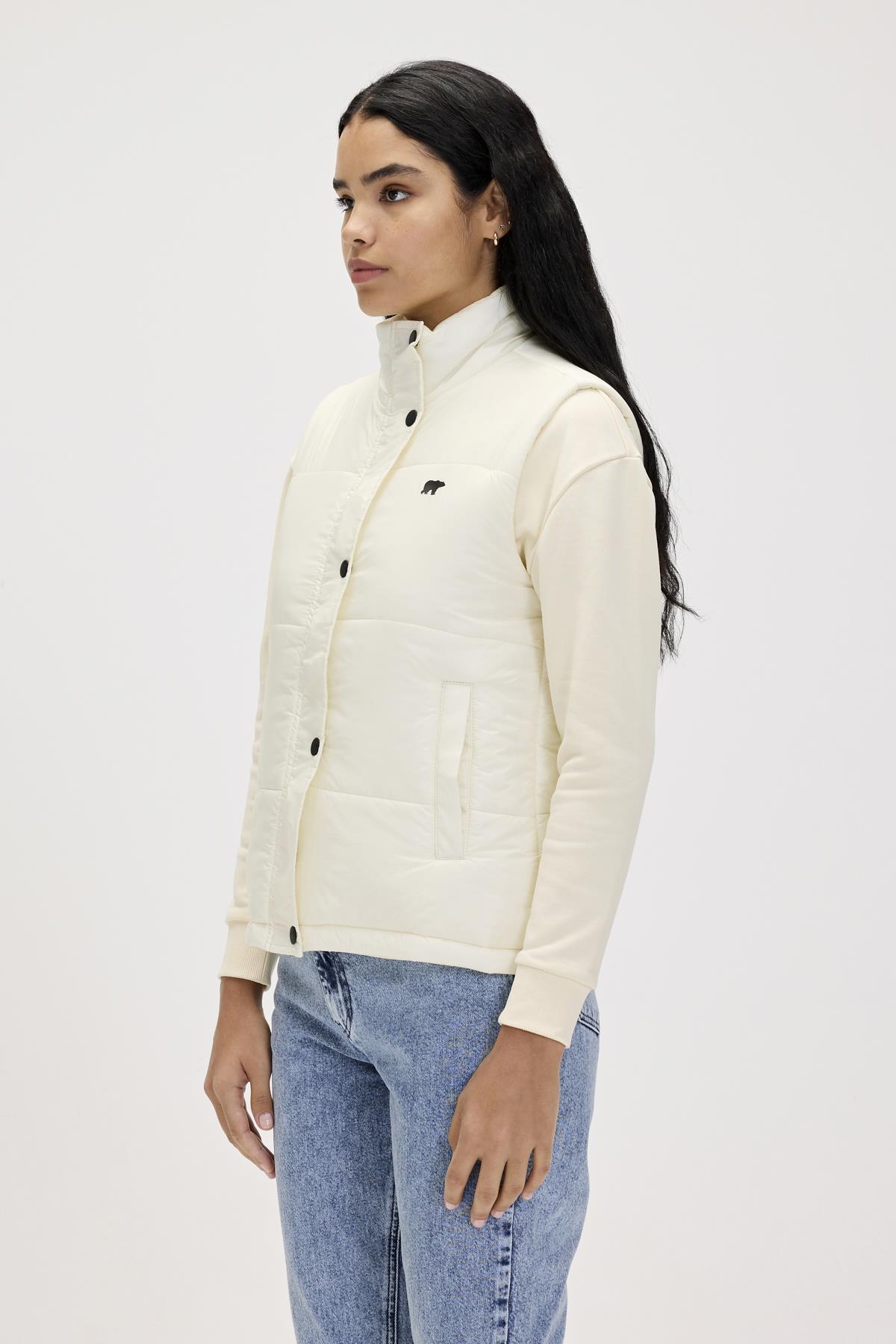 Bianca Beyaz Kadın Yelek