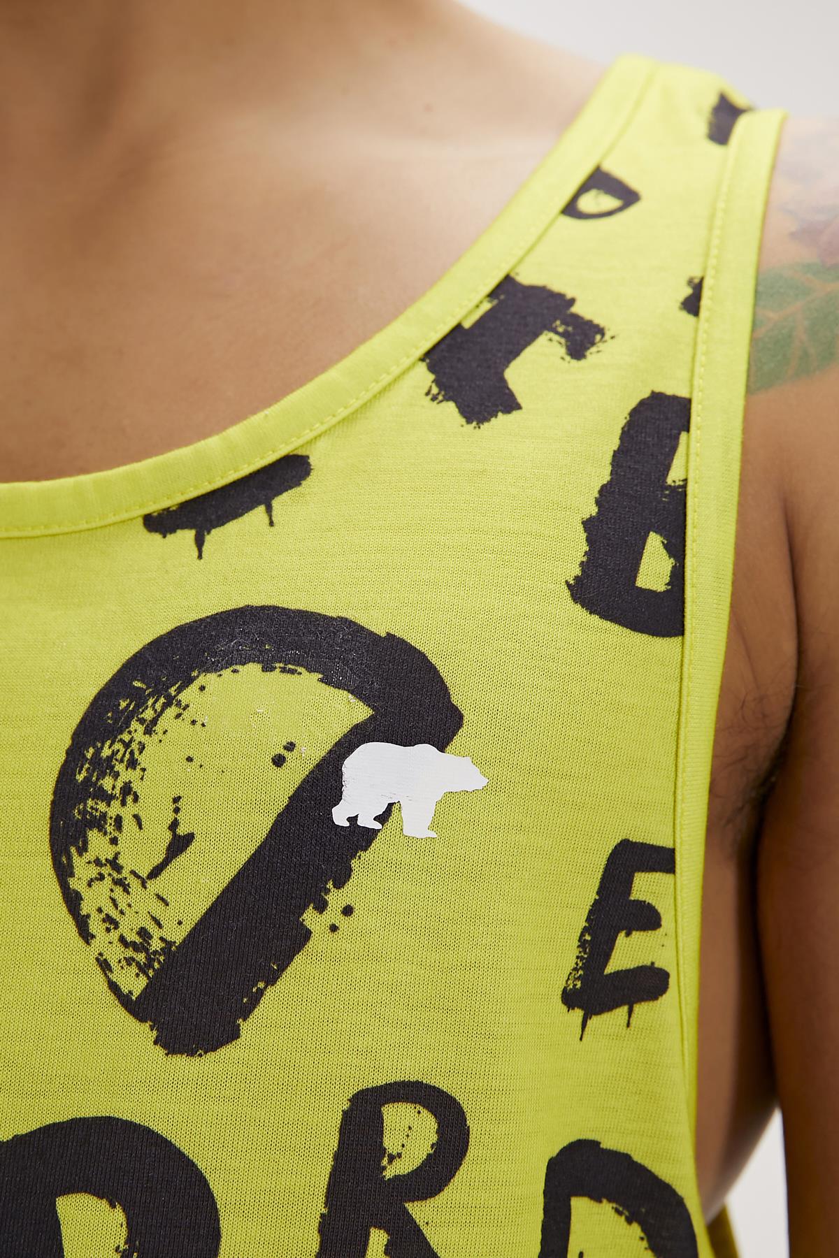 Bling Yeşil Erkek Atlet