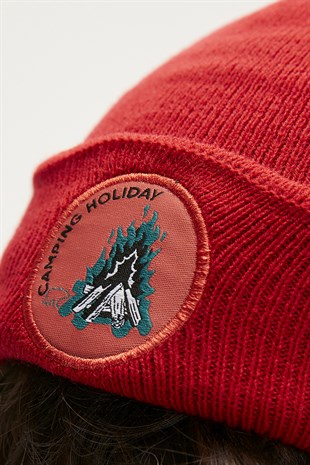 Bonfire Crimson Red Kırmızı Bere