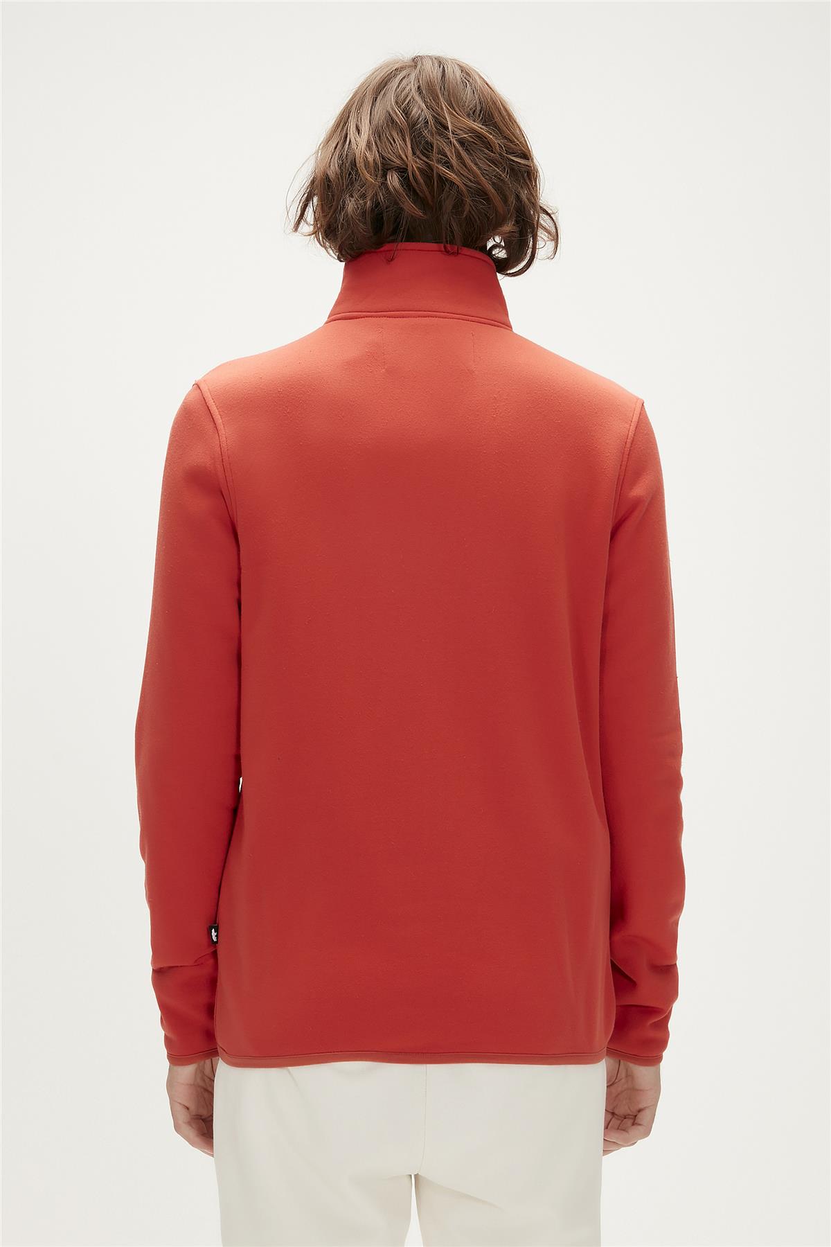 Bowie Full-Zip Ginger Tarçın  Fermuarlı Erkek Polar Sweatshirt