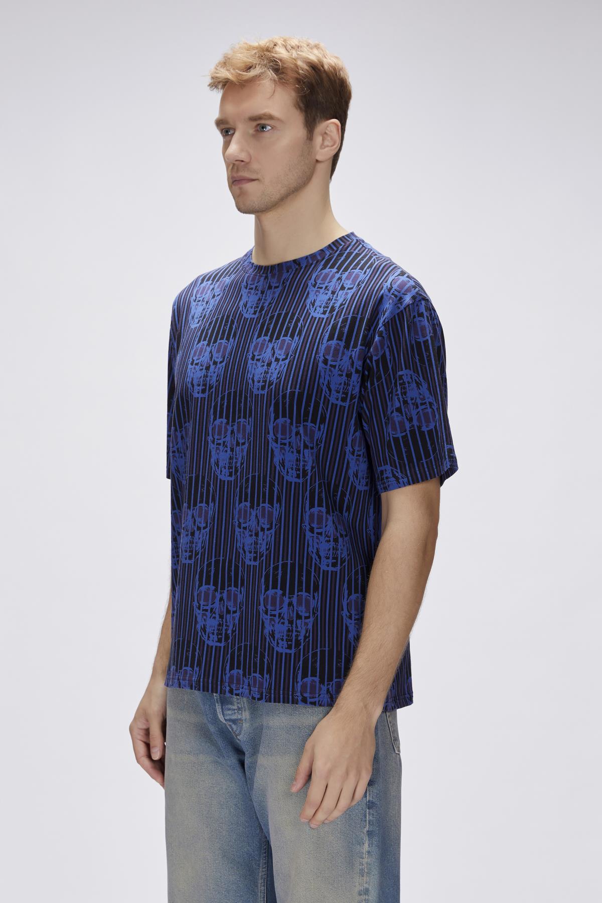 Breet Siyah Erkek Oversize Tişört