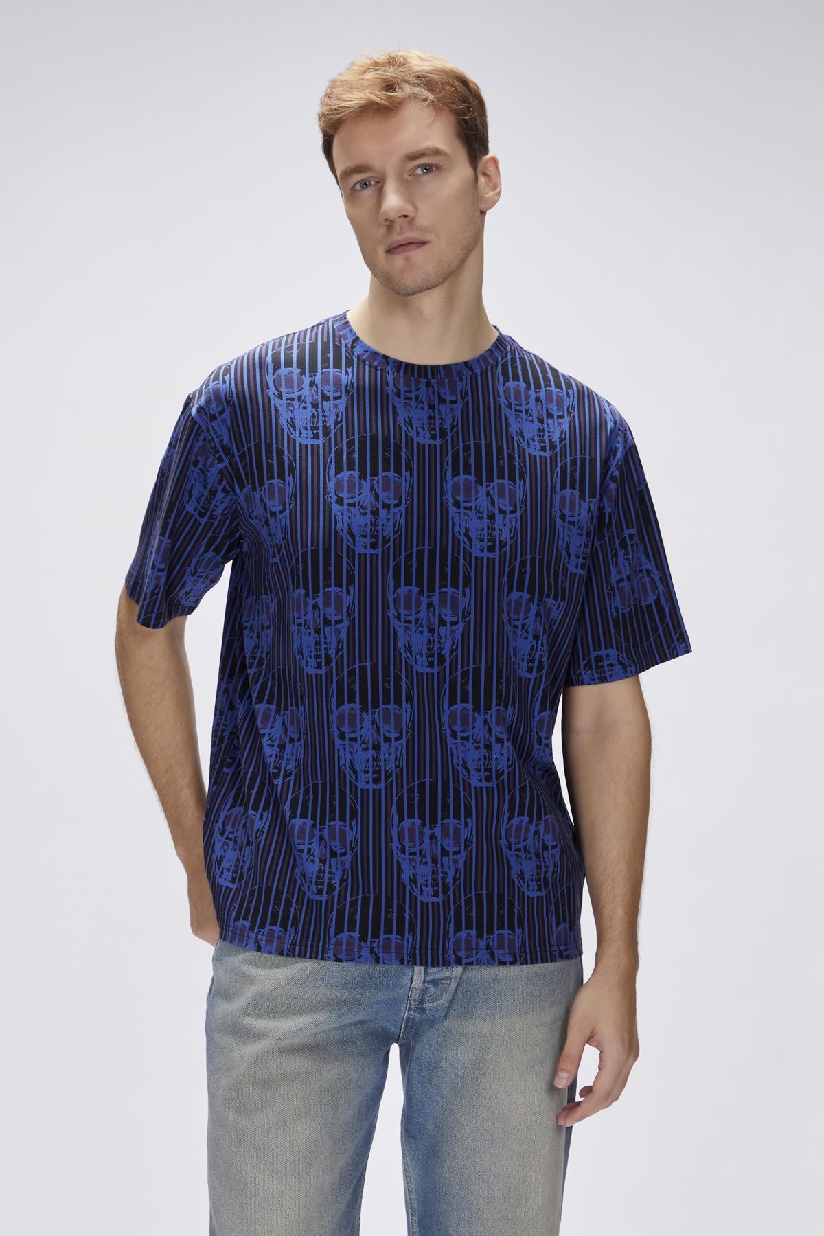 Breet Siyah Erkek Oversize Tişört