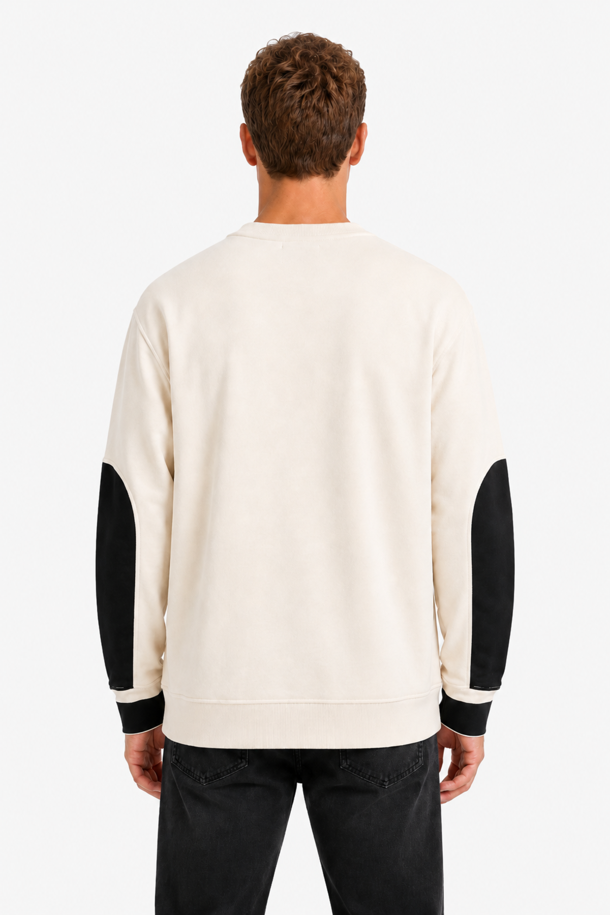 Untamed Bej Cep Detay Erkek Sweatshirt