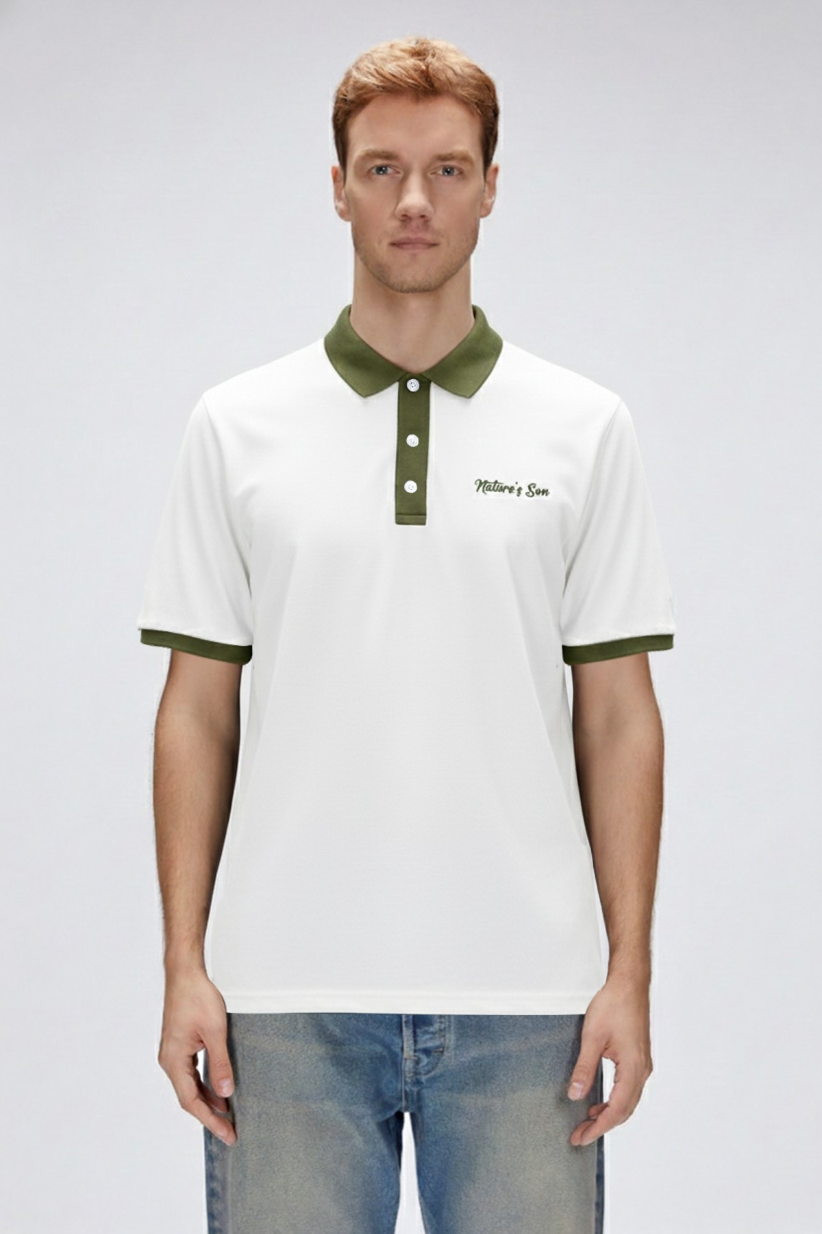 AWAKE POLO NECK T-SHIRT PRINTED POLO BEYAZ  MAN T-SHIRT AWAKE POLO NECK T-SHIRTAWAKE POLO NECK T-SHIRT