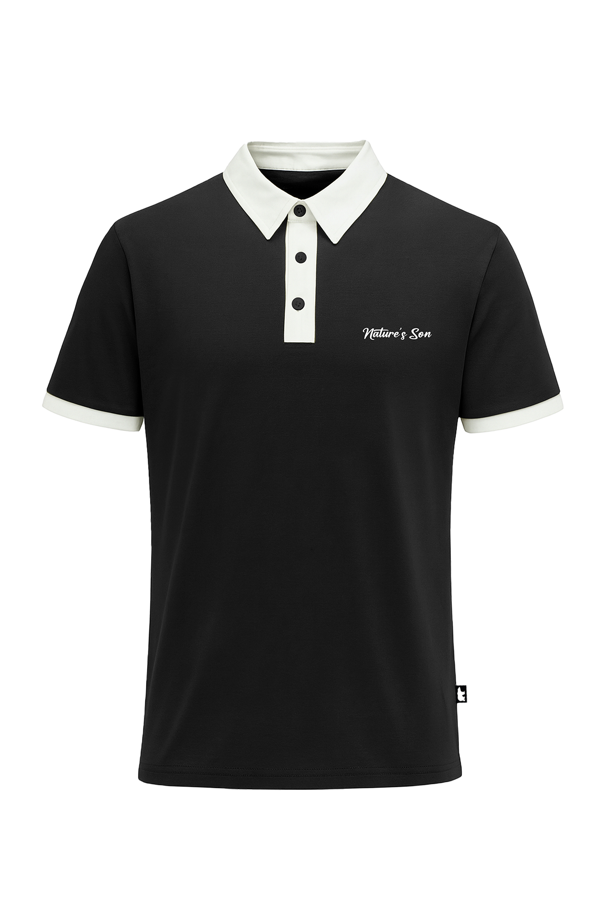 Awake Siyah Polo Yaka Erkek  Tişört