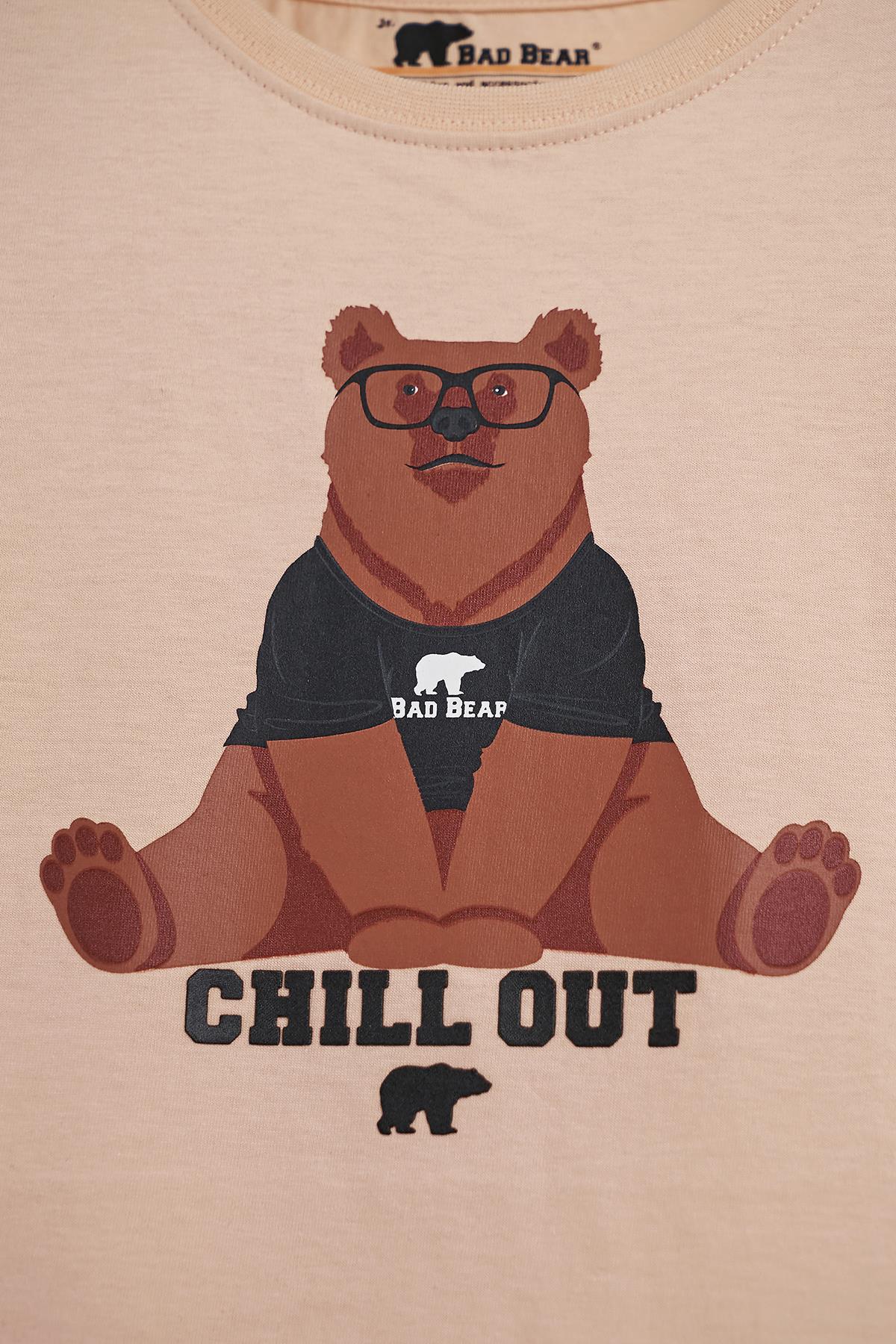 Caleb Pembe Baskılı Çocuk Tişört