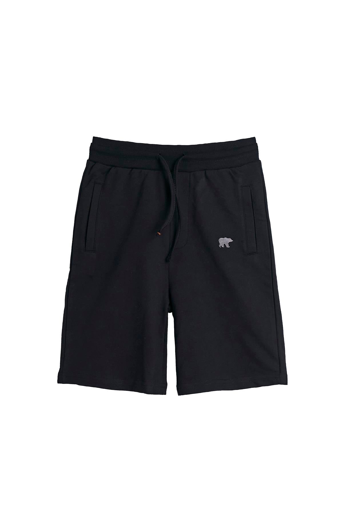 Gian Siyah Çocuk Şort