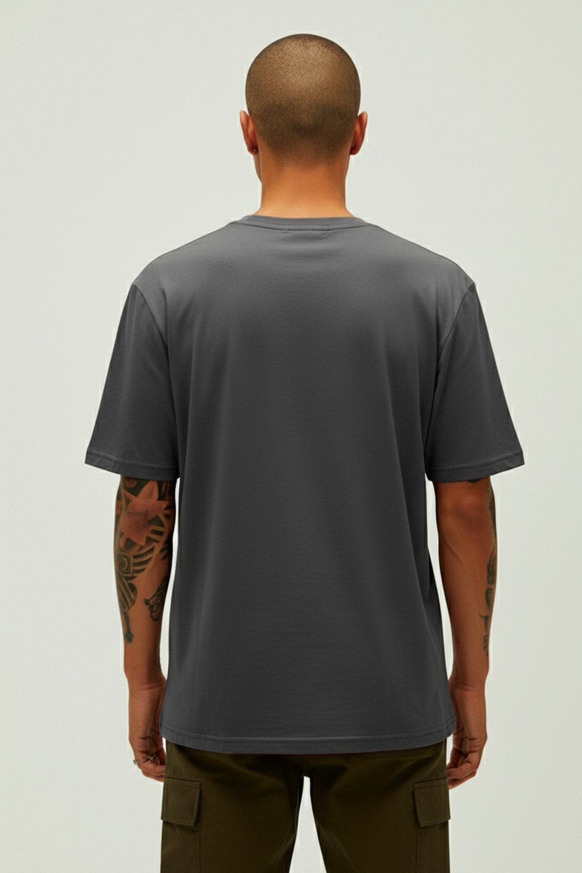 ROUTINE BASIC T-SHIRT BASIC T-SHIRT ASFALT  MAN T-SHIRT ROUTINE BASIC T-SHIRTROUTINE BASIC T-SHIRT