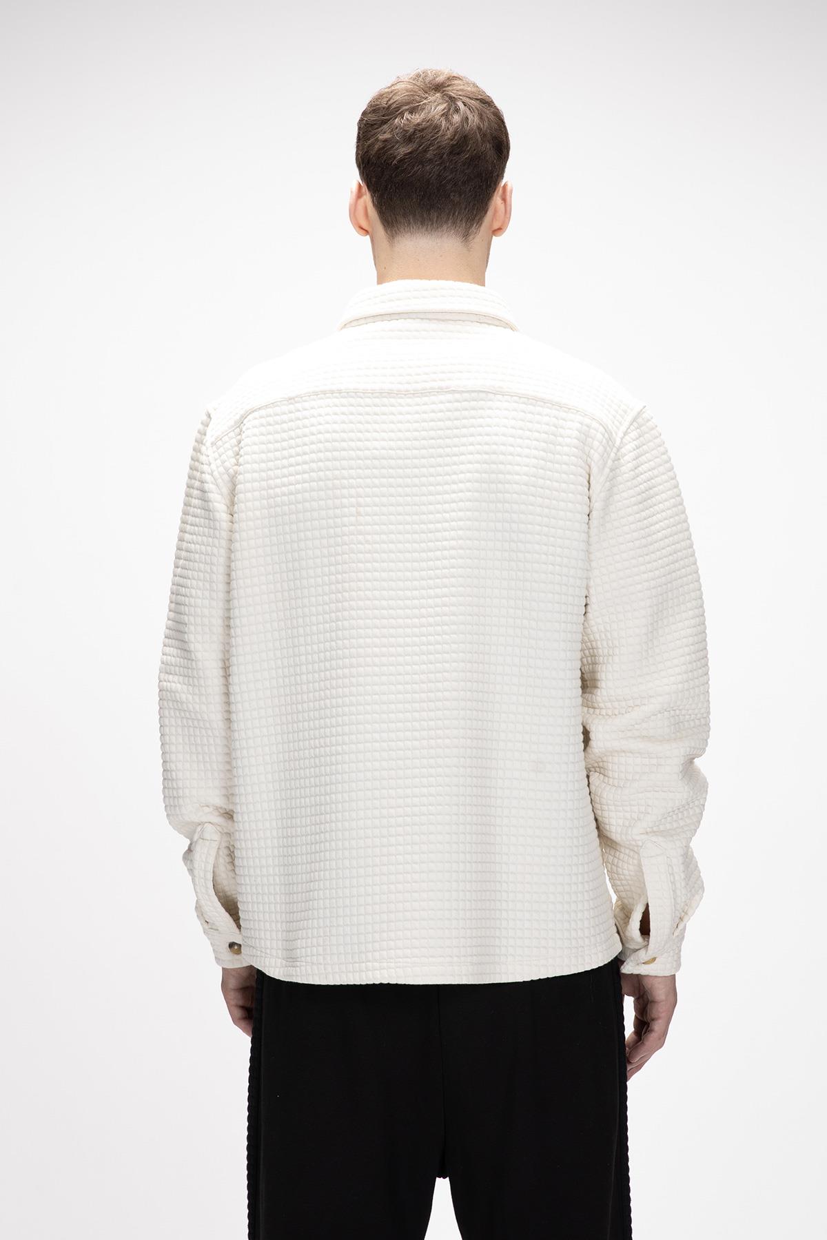 DIEZ SHIRT POCKET SHIRT BEYAZ  MAN SHIRT DIEZ SHIRTDIEZ SHIRT