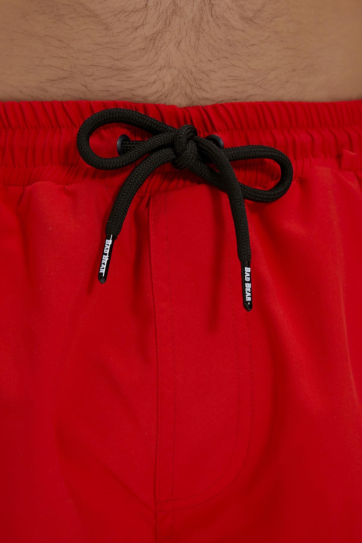 Chameleon Suda Renk Değiştiren Kırmızı Erkek Deniz Şortu