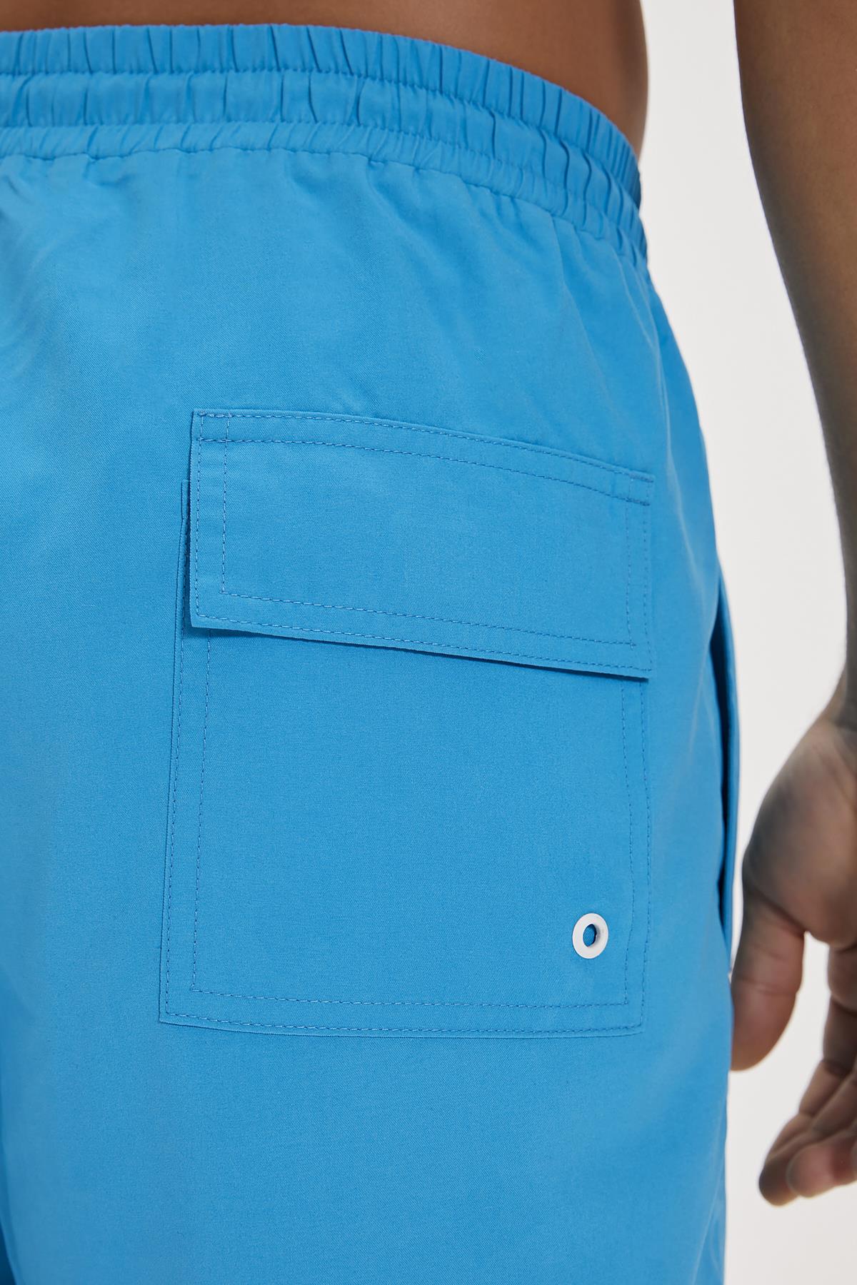 Chameleon Suda Renk Değiştiren Mavi Erkek Deniz Şortu