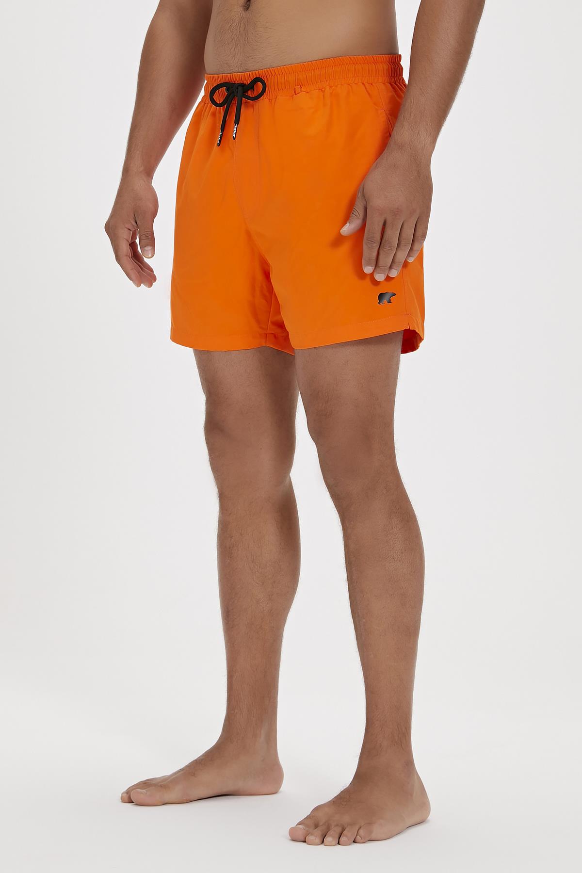 Chameleon Suda Renk Değiştiren Turuncu Erkek Deniz Şortu