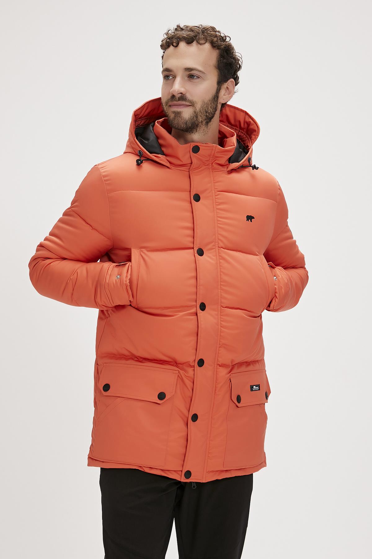 Colonel Puffer Ginger Tarçın Erkek  Kapüşonlu Mont